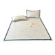Cool but not ice thickened ice silk mat three-piece set