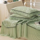 Bedskirt three-piece set