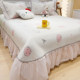 Summer cool bed skirt mat set of 2 or 3 pieces