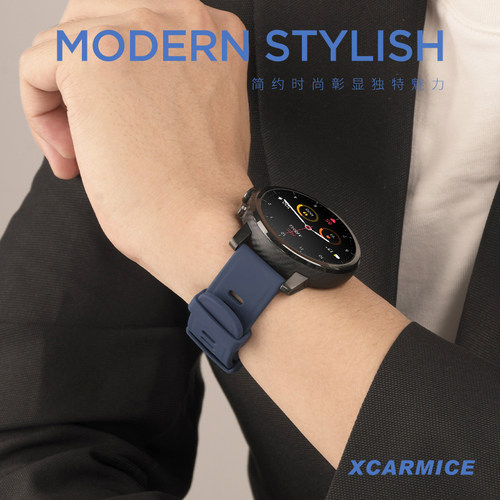 适用小米手表color2表带硅胶color运动版s3腕带Watch 2手链S2Pro男女款S1替换带S4 Sport智能时尚舒适配件 - 图0