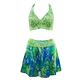 El auténtico combate mixto de Beijiado, el color de combate mixto, la falda impresa estilo bikini, el cordón umbilical y la almohadilla de la almohadilla del pecho de dos piezas