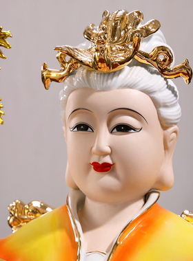 陶瓷无声老母无极老母像