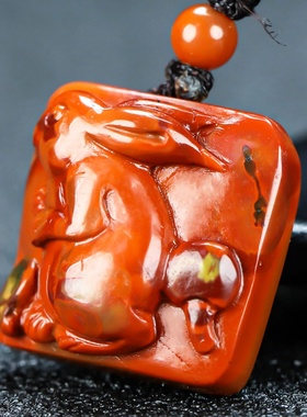 天然生肖属相儿童款凉山南红玛瑙