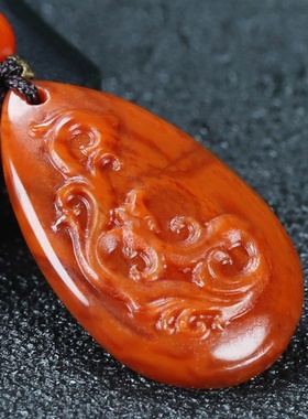 蝶逸正宗天然四川凉山南红玛瑙