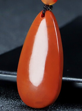 蝶逸凉山原石平安挂件南红玛瑙