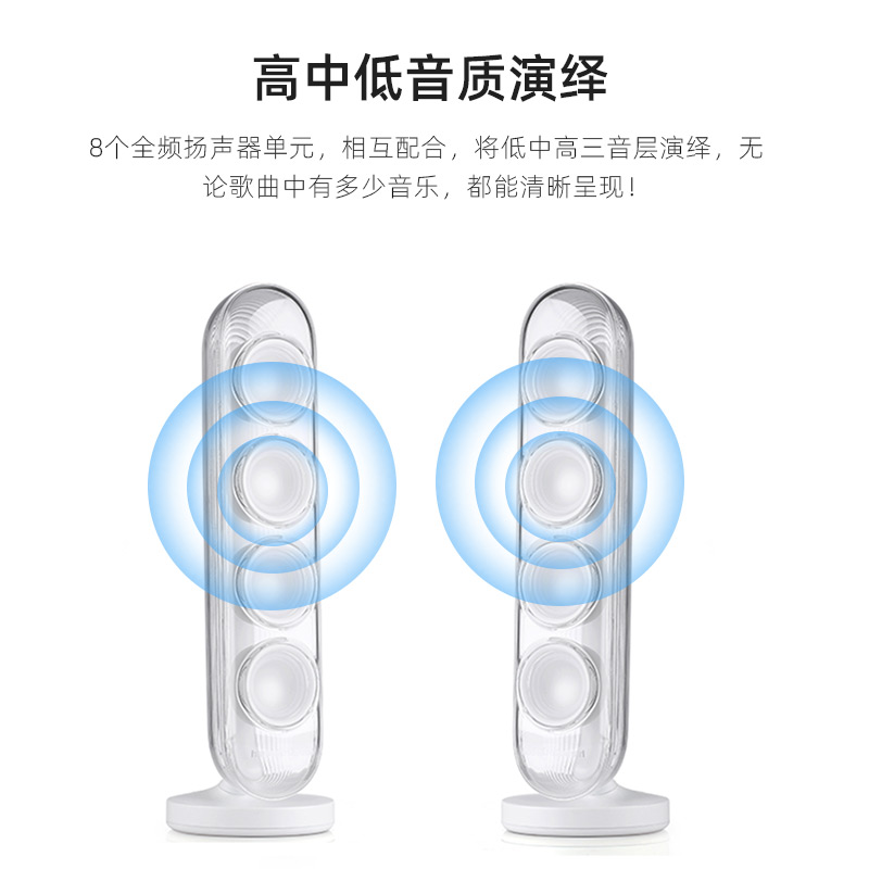 哈曼卡顿水晶4代Soundsticks4家用桌面多媒体蓝牙音响高音质低音 - 图0