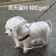 Dog raincoat poncho transparent poncho waterproof