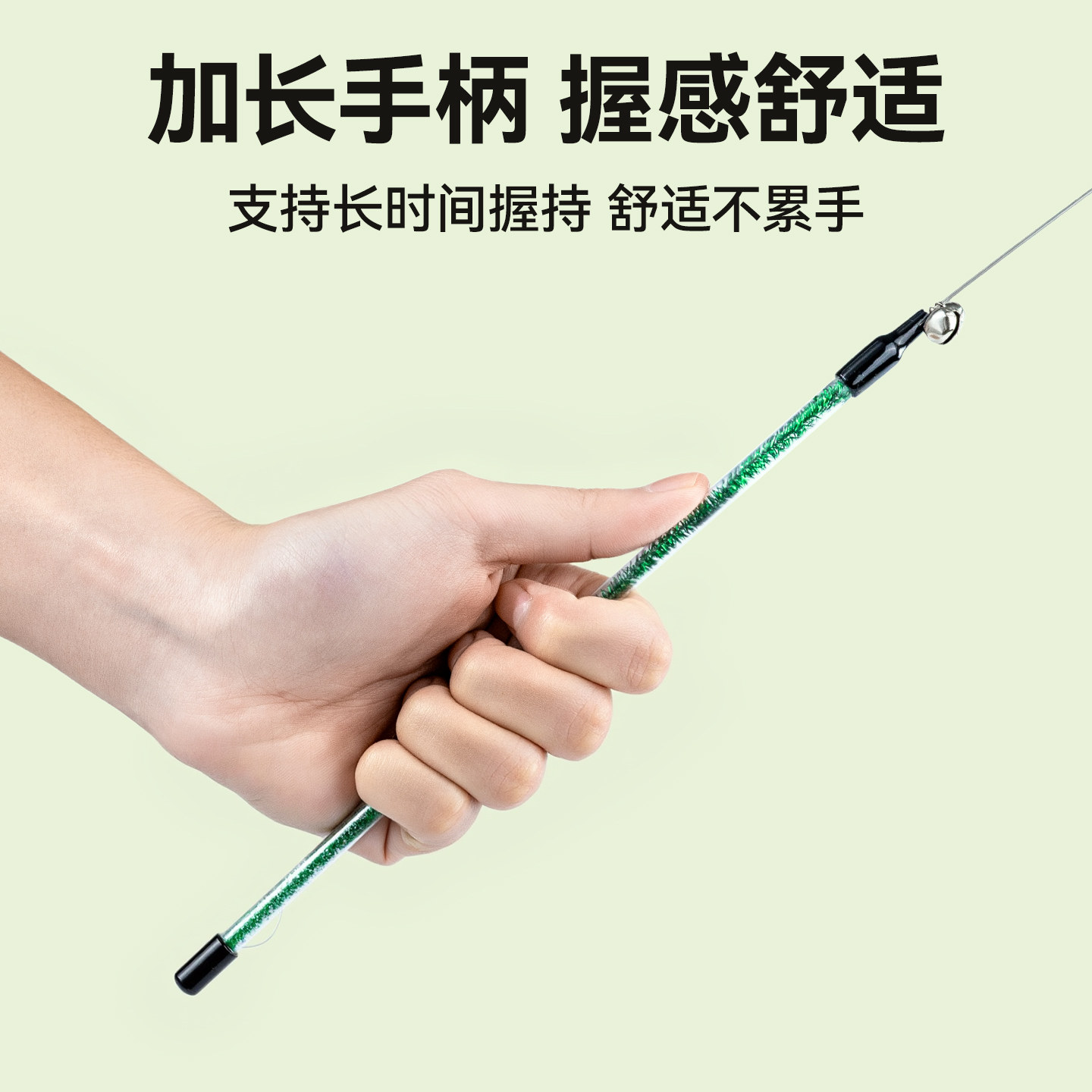 狗尾巴草逗猫棒长杆耐咬猫玩具自嗨解闷手持猫咪玩具小猫逗猫神器,淘宝优惠券,粉丝福利购,淘宝优惠卷