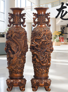 乔迁龙凤摆件中式家居装饰