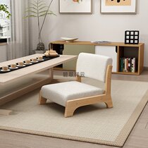 Bed Comfort Chair Tatami Seat Day Style Backrest Stool Solid Wood Floating Window Bed With Long Sitting And No Leg Chair