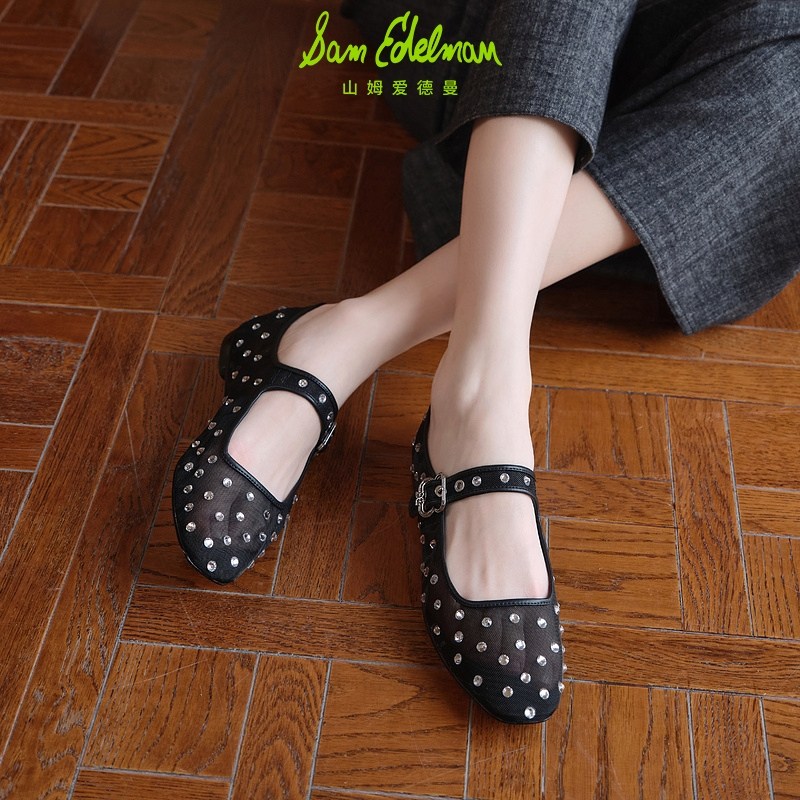 虞书欣同款SAMEDELMAN山姆爱德曼25秋千金玛丽珍网纱MICHAELASHNE - 图3