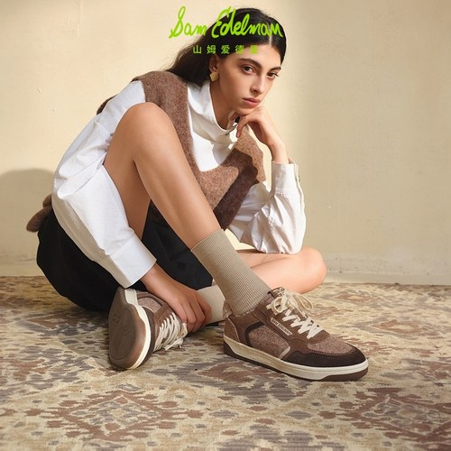 明星同款SAM EDELMAN山姆爱德曼25冬毛毛加绒休闲板鞋HARPER COZY - 图2