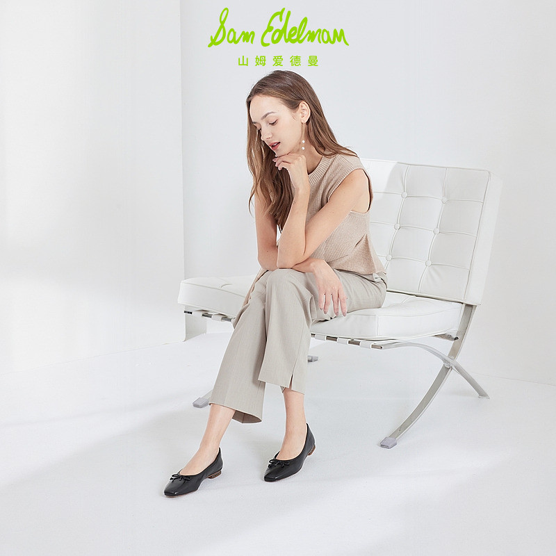 SAM EDELMAN山姆爱德曼春温柔方头奶奶鞋浅口芭蕾单鞋女MARISOL,淘宝优惠券,粉丝福利购,淘宝优惠卷