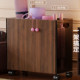Yoga mat storage basket household removable artifact with wheels