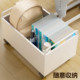 Movable book bag storage box and book trolley