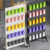 Hole plate storage rack supermarket floor display rack