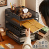 Metal A4 large capacity multi-layer bookshelf