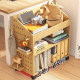 Yisijia Yisijia* multi-layer table side bookshelf with wheels