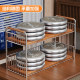 Desktop Bogu rack tea table retro storage rack mini wooden rack tea set tea teapot purple sand pot display shelf