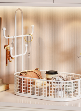 门口放钥匙置物挂架桌面收纳架