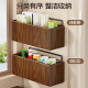Imported solid wood plastic wrap storage box