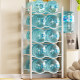 Corporate office bucket rack multi-layer floor-standing storage rack
