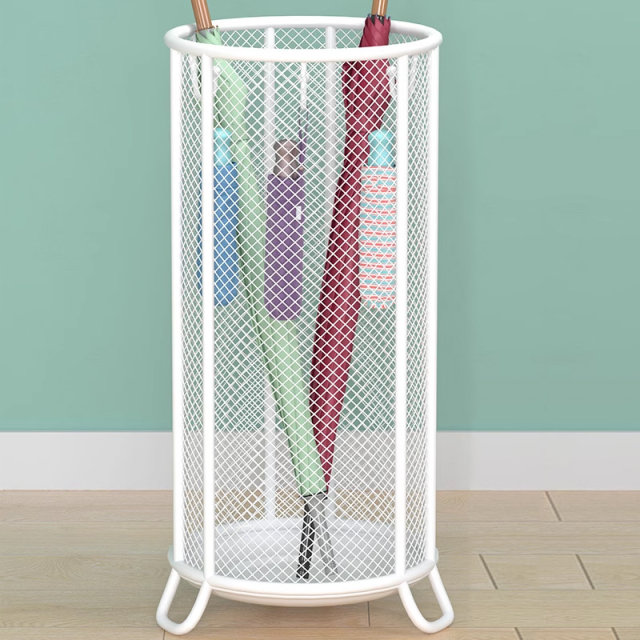 Umbrella storage rack large capacity water tray design