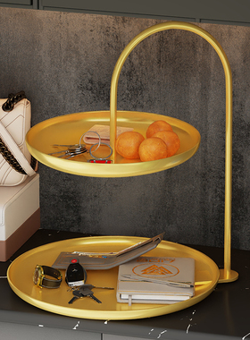 果盘喜盘玄关钥匙收纳摆件