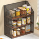 Kitchen multi-layer storage rack seasoning bottle storage rack