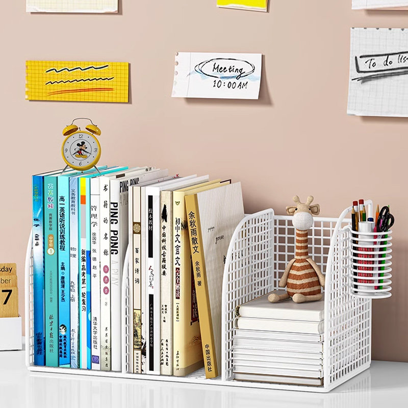 书架简易桌上置物架儿童组合书桌面收纳学生简约现代用宿舍小书柜,淘宝优惠券,粉丝福利购,淘宝优惠卷