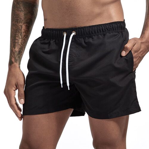 Pocket Swimming Shorts For Men Swimwear Man Swimsuit Swim Tr - 图0