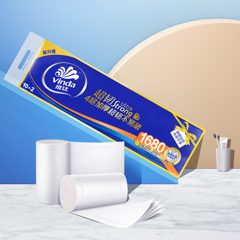 维达卷纸超韧无芯140