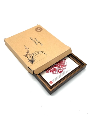 中国风剪纸装饰画摆件窗花特色礼品西安特产出国小礼物旅游纪念品