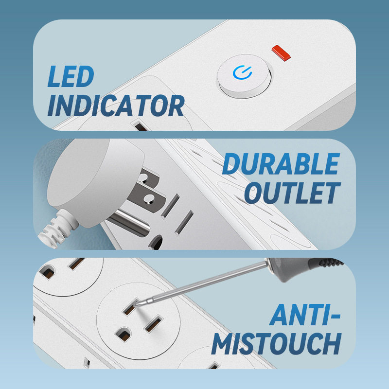 110V美规纯铜排插多功能插座USB插线板美标插排美国加拿大台湾,淘宝优惠券,粉丝福利购,淘宝优惠卷