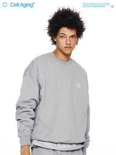 CAG 基础款圆领卫衣 BASIC LOGO JUMPER 宽松版型套头衫长袖 - 图1