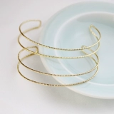 Медный браслет, аксессуар ручной работы, аксессуары, 14 карат, золотой цвет, DIY