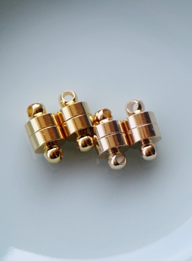 diy14k18k包金保色6mm磁铁扣