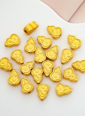 古法金玫瑰花镂空隔珠配饰