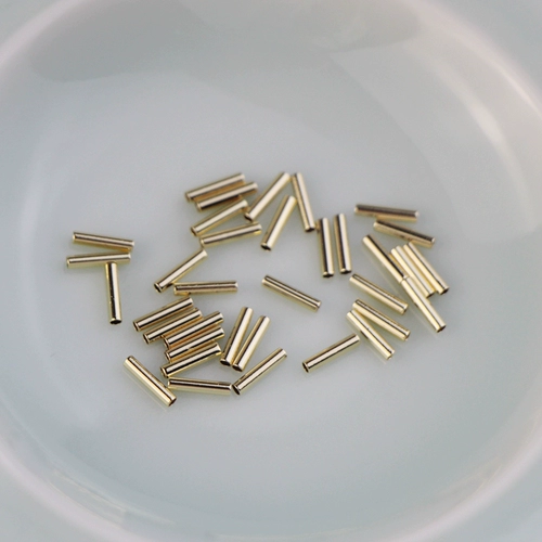 Глянцевый браслет, цепочка, аксессуар ручной работы, серьги, 14 карат, золотой цвет, 1.5×7мм