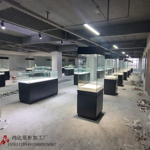 定制玻璃展柜博物馆文物陈列柜非遗展示柜展厅产品陈列展览玻璃柜 - 图1