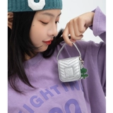 Маленькая беспроводная сумка на одно плечо, наушники, кошелек для ключей, сумка-органайзер, милый универсальный защитный чехол