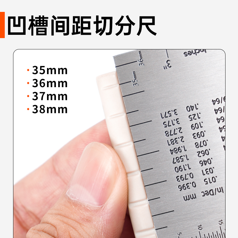 VORTEX吉他弦距测量尺贝斯古典电吉他调琴颈扳手弦高卡尺工具尺子 - 图2