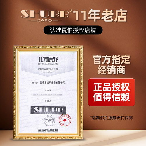 SHUBB夏伯变调夹埃及古国限量款高颜值调音夹C1电木吉他变音夹 - 图0