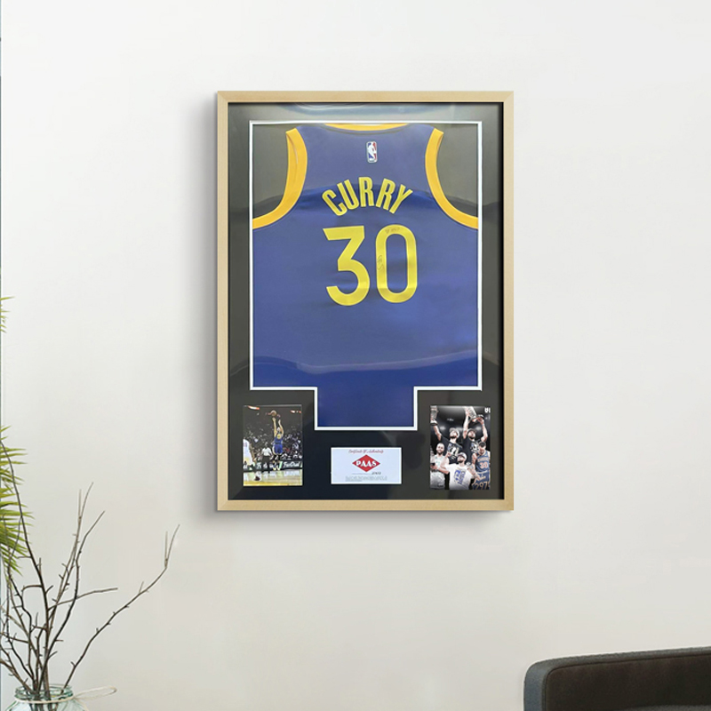 实木高端球衣展示相框装裱签名足球篮球衣服收藏挂墙画框定做定制 - 图3