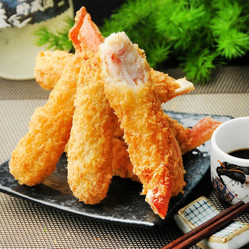 京鲁远洋芙蓉蟹棒油炸小吃特色产品半成品冷冻休闲小吃蟹脚棒包邮