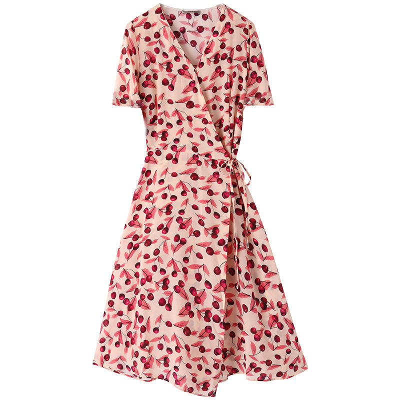 鹿歌2020夏季新款法式复古连衣裙 鹿歌连衣裙