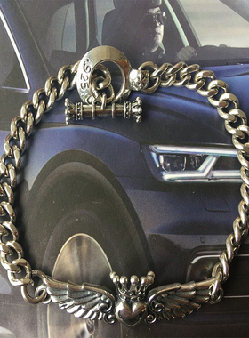 牌克罗CH潮流925纯银男女轻奢手串天使翅膀手链情侣皇冠爱心手镯