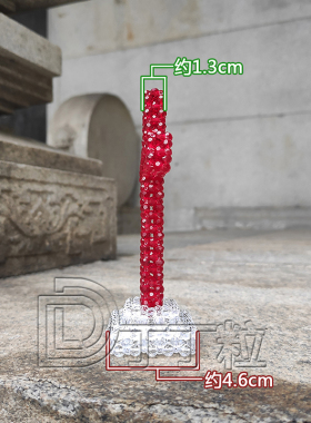 水晶十字架手工串珠成品家居装饰