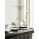Miyu light luxury new home living room TV cabinet crystal swan pair of ornaments wedding engagement souvenirs