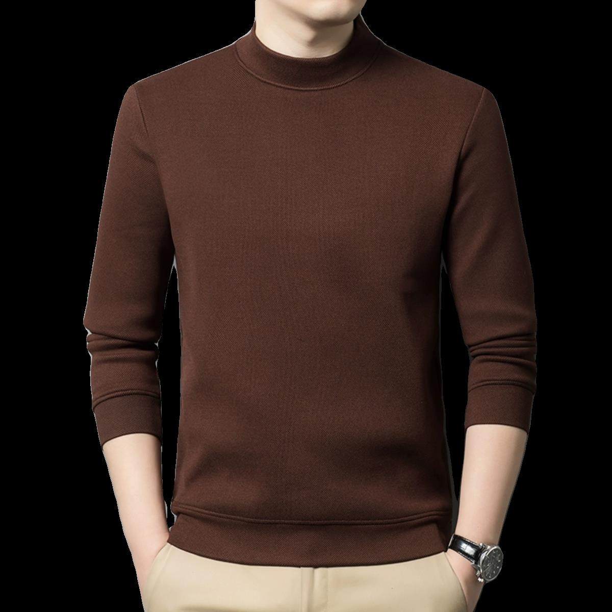花花公子冬季长袖加绒t恤男内衣半高领纯棉加厚保暖打底衫男上衣T,淘宝优惠券,粉丝福利购,淘宝优惠卷